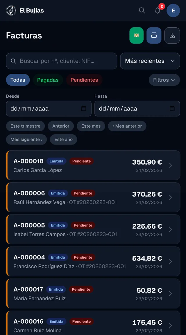 Facturación VeriFactu